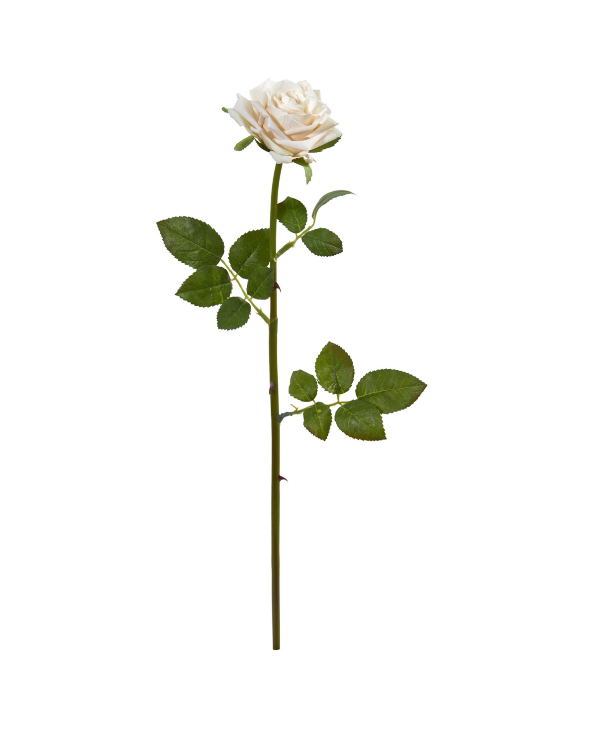 19" Rose Spray Artificial Flower (Set of 12) - Champagne