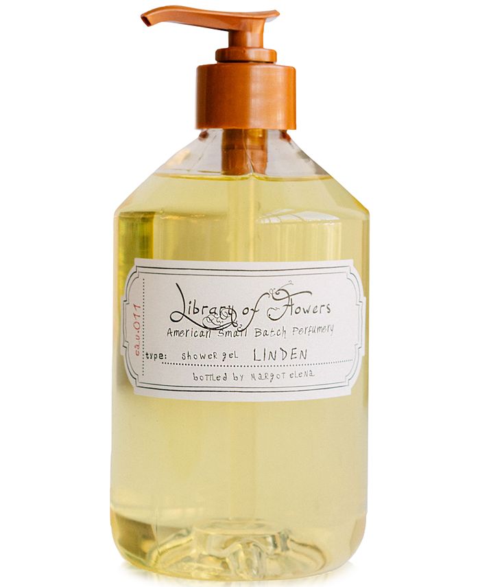Library of Flowers Linden Shower Gel, 16oz. Macy's