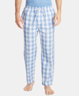 mens cotton plaid pants