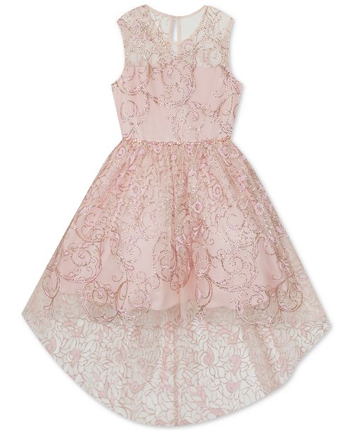 Rare Editions Big Girls Glitter High-Low Dress & Reviews - All Girls ...