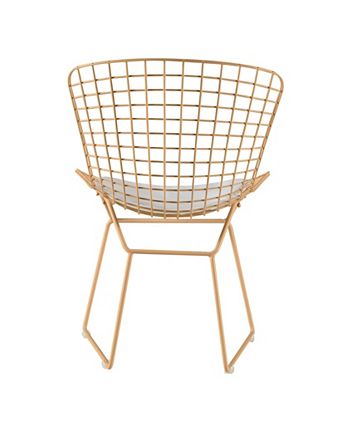 Elle Decor - Holly Wire Chair, Quick Ship (Set of 2)