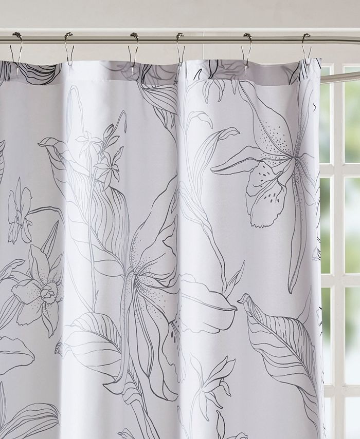 Madison Park Lilia Printed Floral Shower Curtain & Reviews Shower
