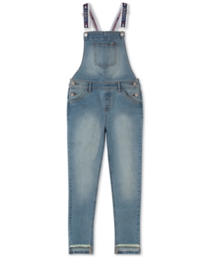 Tommy Hilfiger Big Girls Step Hem Stretch Denim Overall