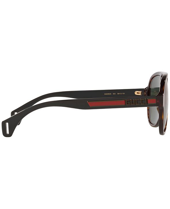 Gucci Sunglasses, GG0463S 58 & Reviews - Sunglasses by Sunglass Hut ...