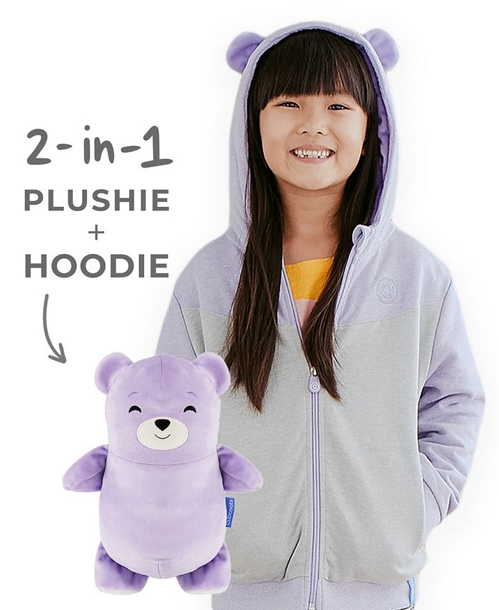 Cubcoats Toddler and Big Girls Bori The Bear 2in1 Stuffed Animal