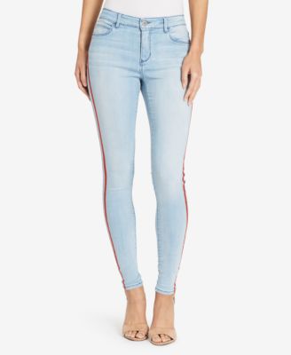 red stripe jeans womens