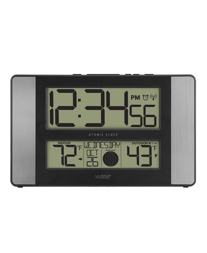 La Crosse Technology Atomic Digital Clock with Indoor and Outdoor