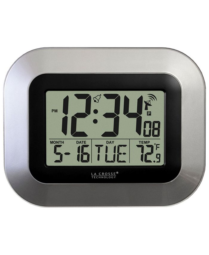 La Crosse Technology WWVB Digital Clock with Indoor temperature Macy's