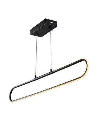 Ned 39" Dimmable Adjustable Integrated LED Metal Linear Pendant