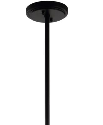 Adam 16" Adjustable Metal/Glass LED Pendant