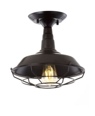 Gabe 10.2" Metal LED Semi-Flush Mount