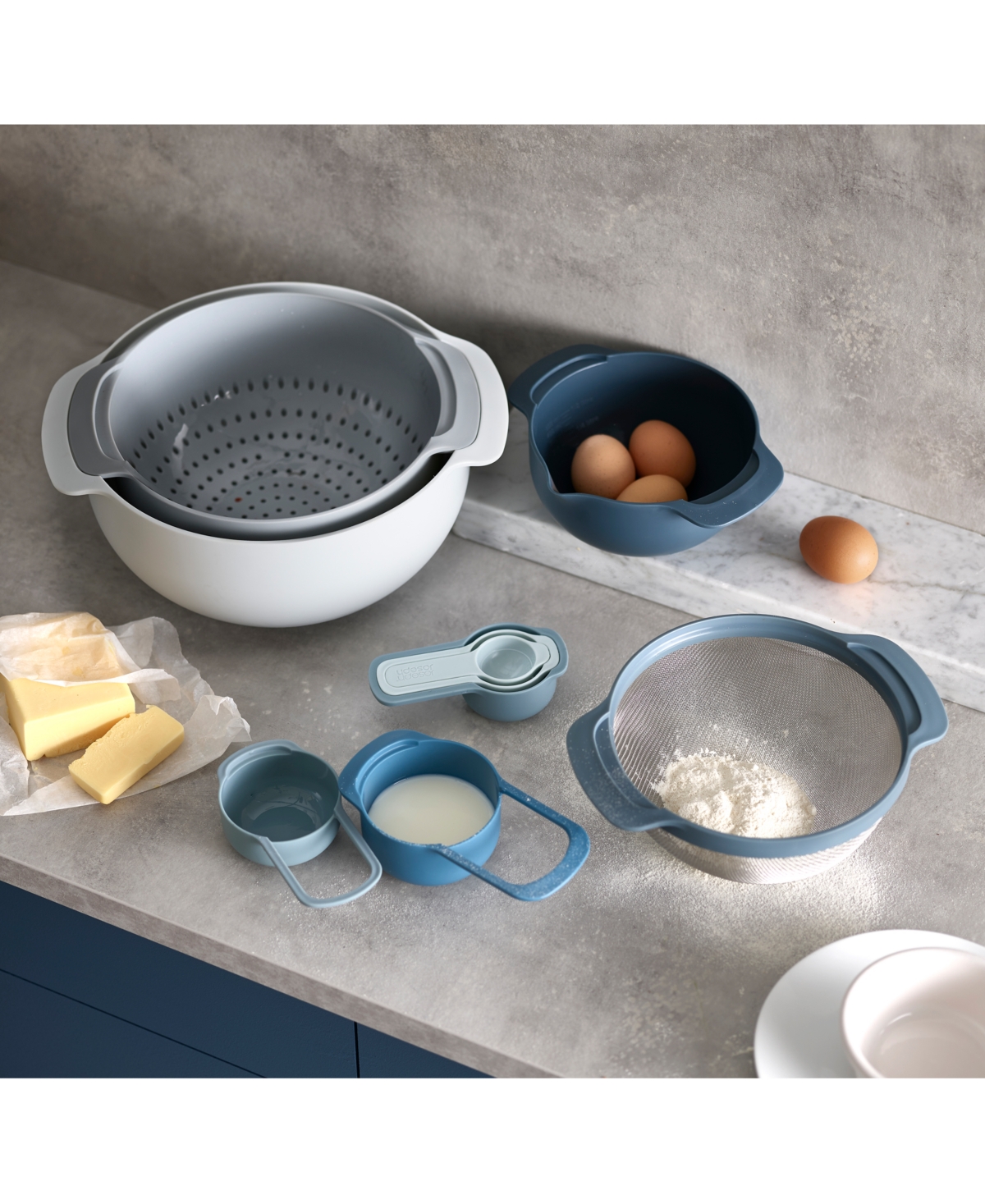 Joseph Joseph Nest 9pc Food Preparation Set In Sage