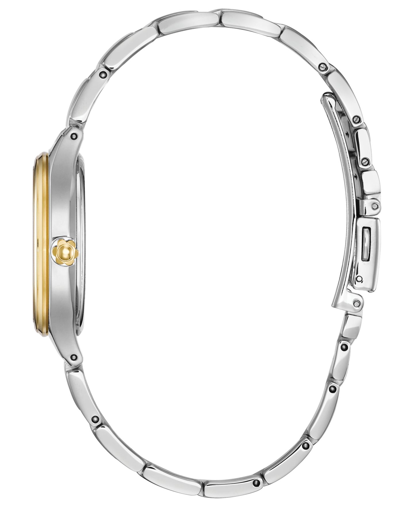 Женские часы Citizen Eco-Drive Corso Diamond-Accent Two-Tone Stainless Steel Bracelet Watch 29mm — фото 2