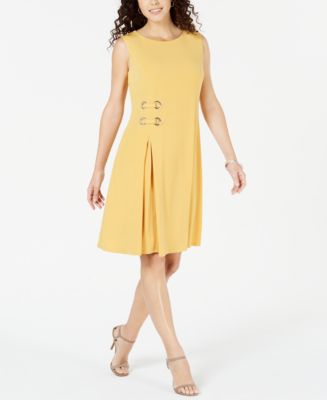 JM Collection Grommet Sleeve Sheath Dress Size M