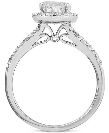Grown With Love - Lab Grown Diamond Pear Engagement Ring (2 ct. t.w.) in 14k White Gold