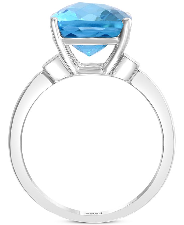 EFFY Collection EFFY® Blue Topaz (6-7/8 ct. t.w.) & Diamond Accent Ring ...