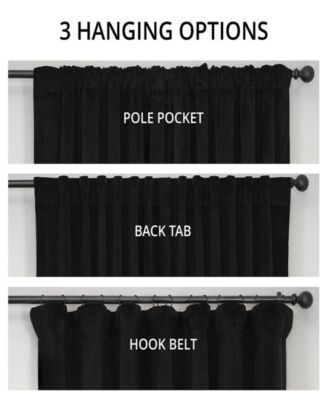 Signature Extra Wide Velvet Blackout Curtain