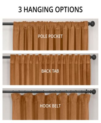 Signature Extra Wide Velvet Blackout Curtain