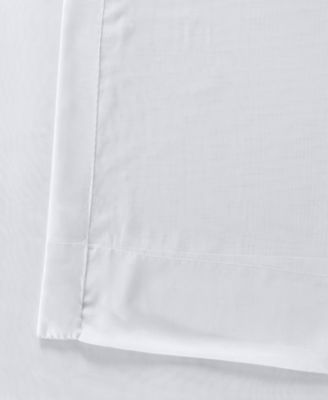 Solid White Sheer Curtain Pair (2 Panels)