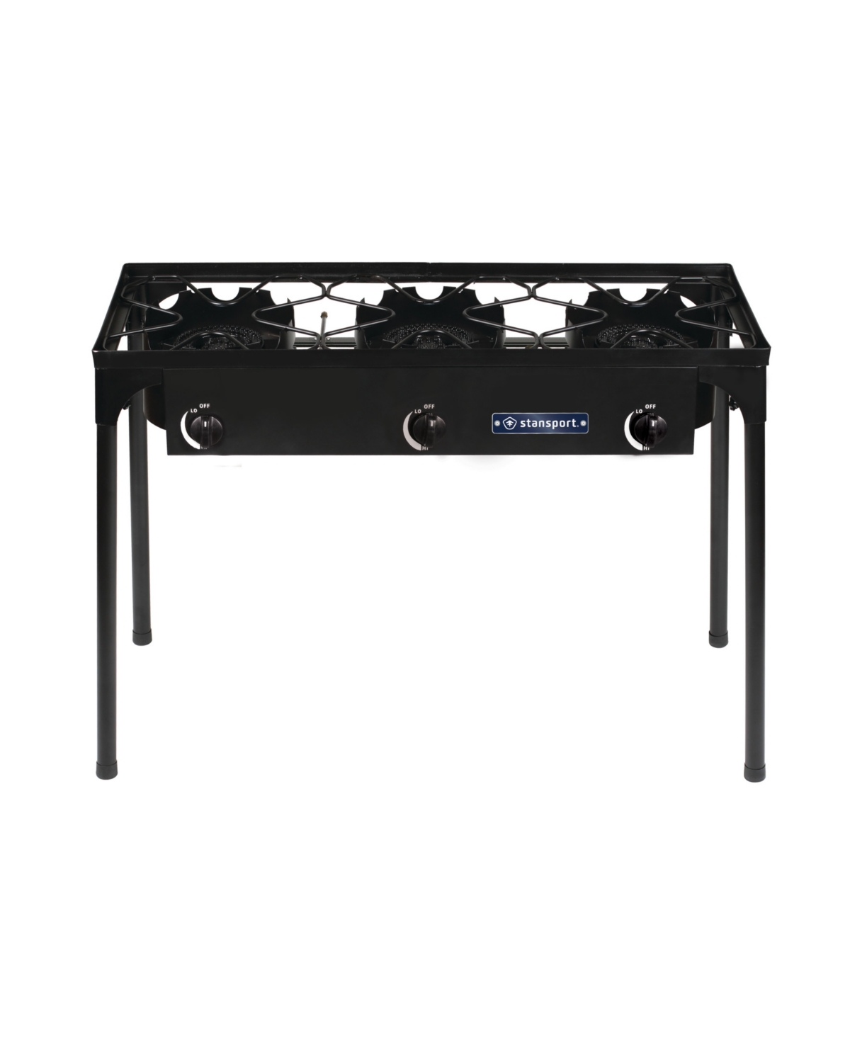 3-Burner Propane Stove 35,000 Btu's - Black base