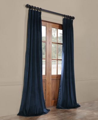 French Pleat Signature Velvet Blackout Curtain