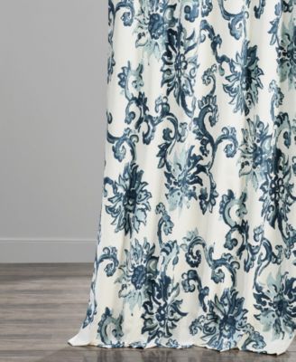 Floral Printed Cotton Room Darkening Curtain