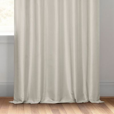 Vintage Textured Faux Dupioni Silk Curtain
