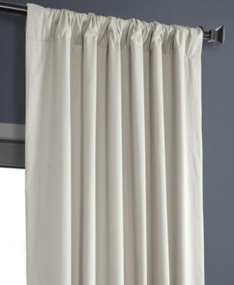 Solid Cotton Hotel Blackout Curtain