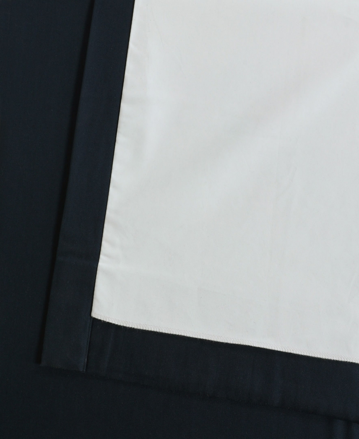 Half Price Drapes Polo Navy Solid Cotton Hotel Blackout Curtain In Blue