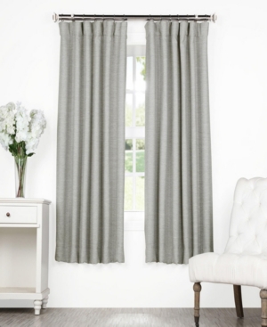 Exclusive Fabrics & Furnishings Bellino Blackout Panel, 50" X 63" In Grey