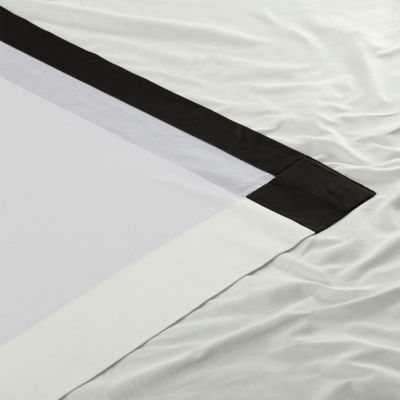 Bordered Vertical Printed Cotton Curtain