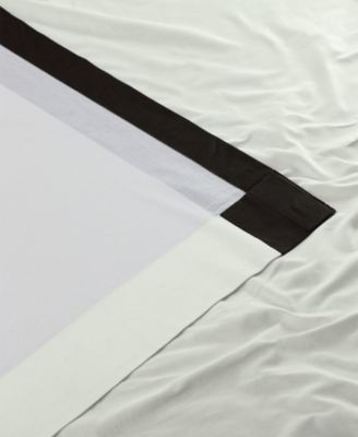 Bordered Vertical Printed Cotton Curtain