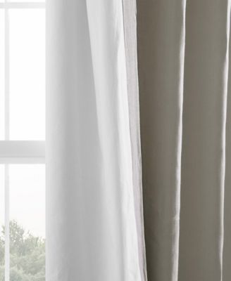 Fresh Khaki French Linen Room Darkening Curtain