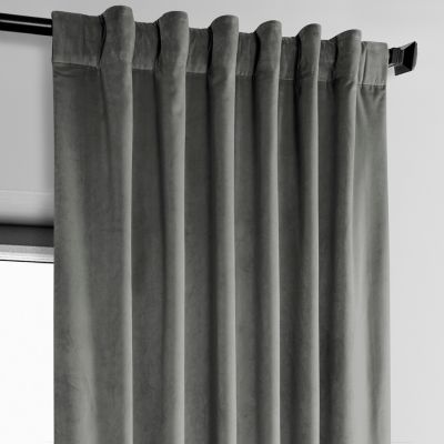 Heritage Plush Velvet Room Darkening Curtain