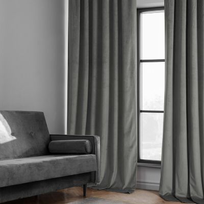 Heritage Plush Velvet Room Darkening Curtain