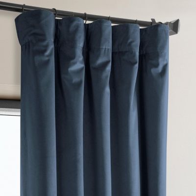 Heritage Plush Velvet Room Darkening Curtain