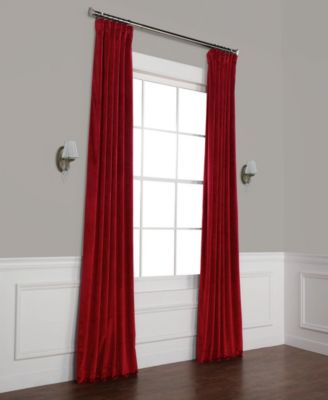 Heritage Plush Velvet Room Darkening Curtain