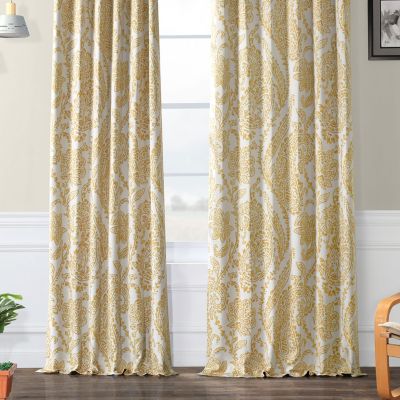 Tea Time Floral Room Darkening Curtain