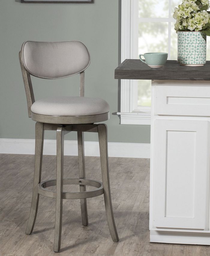 Hillsdale Sloan Swivel Bar Height Stool Macy's