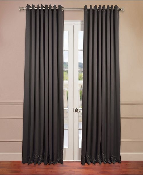 Exclusive Fabrics Furnishings Grommet Extra Wide Blackout 100 X