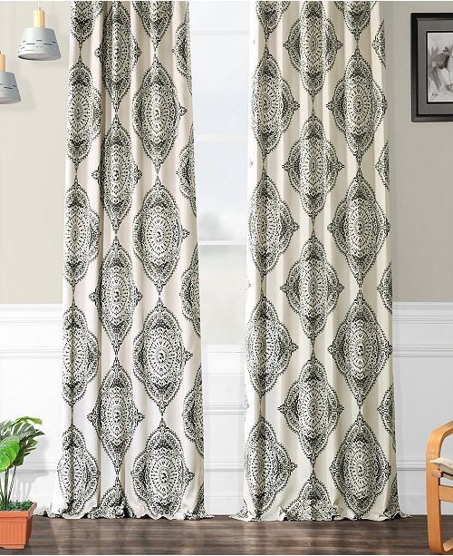 Exclusive Fabrics Furnishings Henna Blackout 50 X 108 Curtain