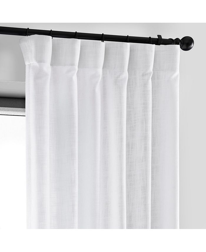 Exclusive Fabrics & Furnishings Heavy Curtain Panel, 50" x 120" Macy's