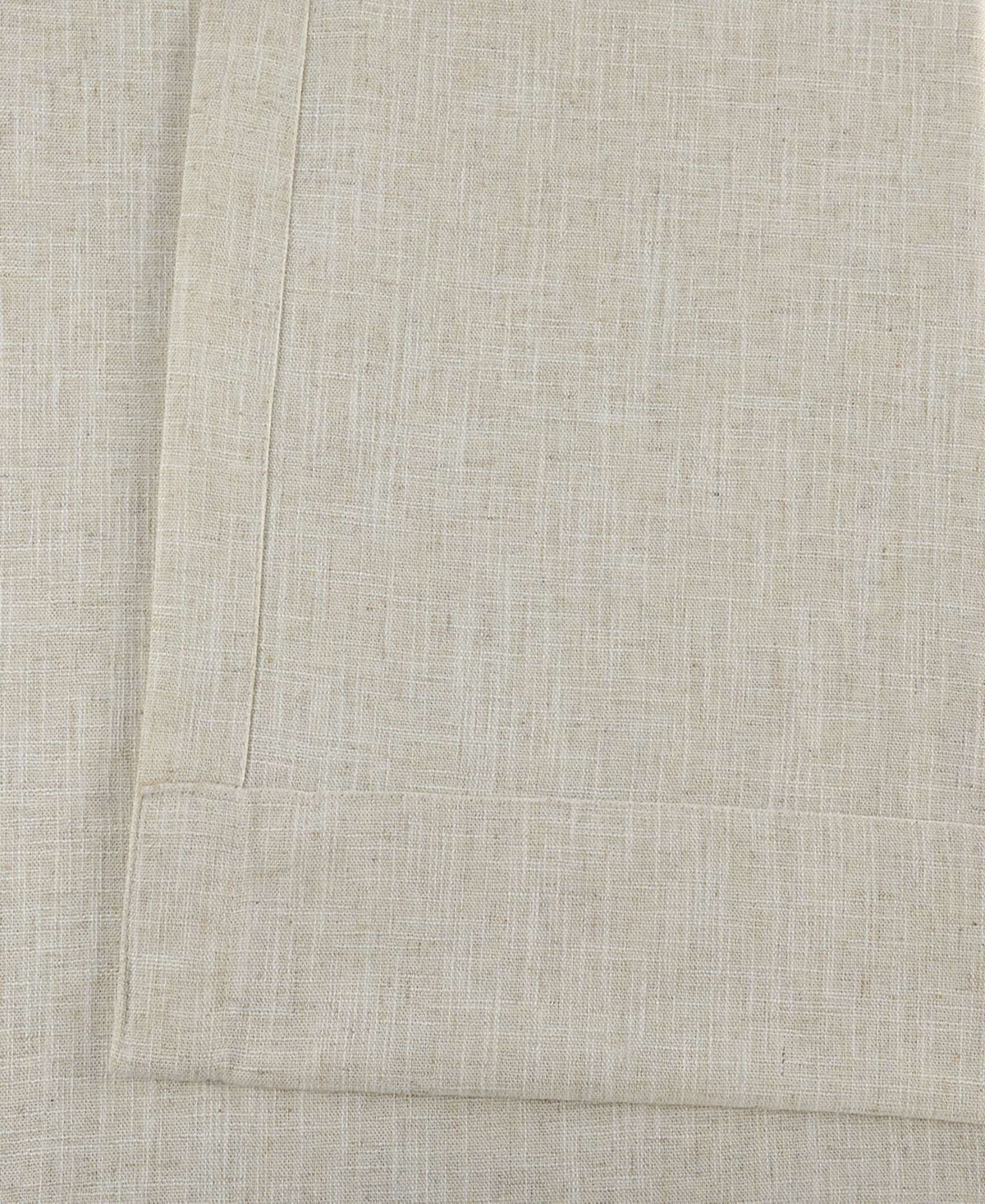 Half Price Drapes Barley Heavy Faux Linen Curtain In Beige,tan