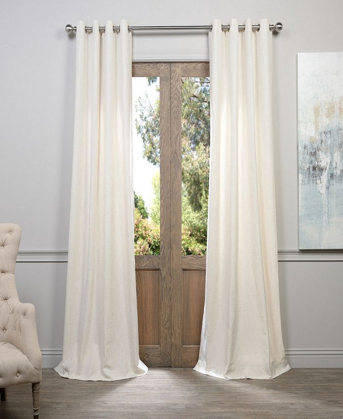 Exclusive Fabrics & Furnishings Heavy Grommet Panel, 50" x 120" Macy's