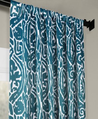 Exclusive Fabrics & Furnishings Abstract Blackout Panel, 50" x 108"
