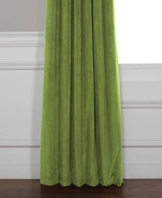 Basque Green Signature Velvet Blackout Curtain