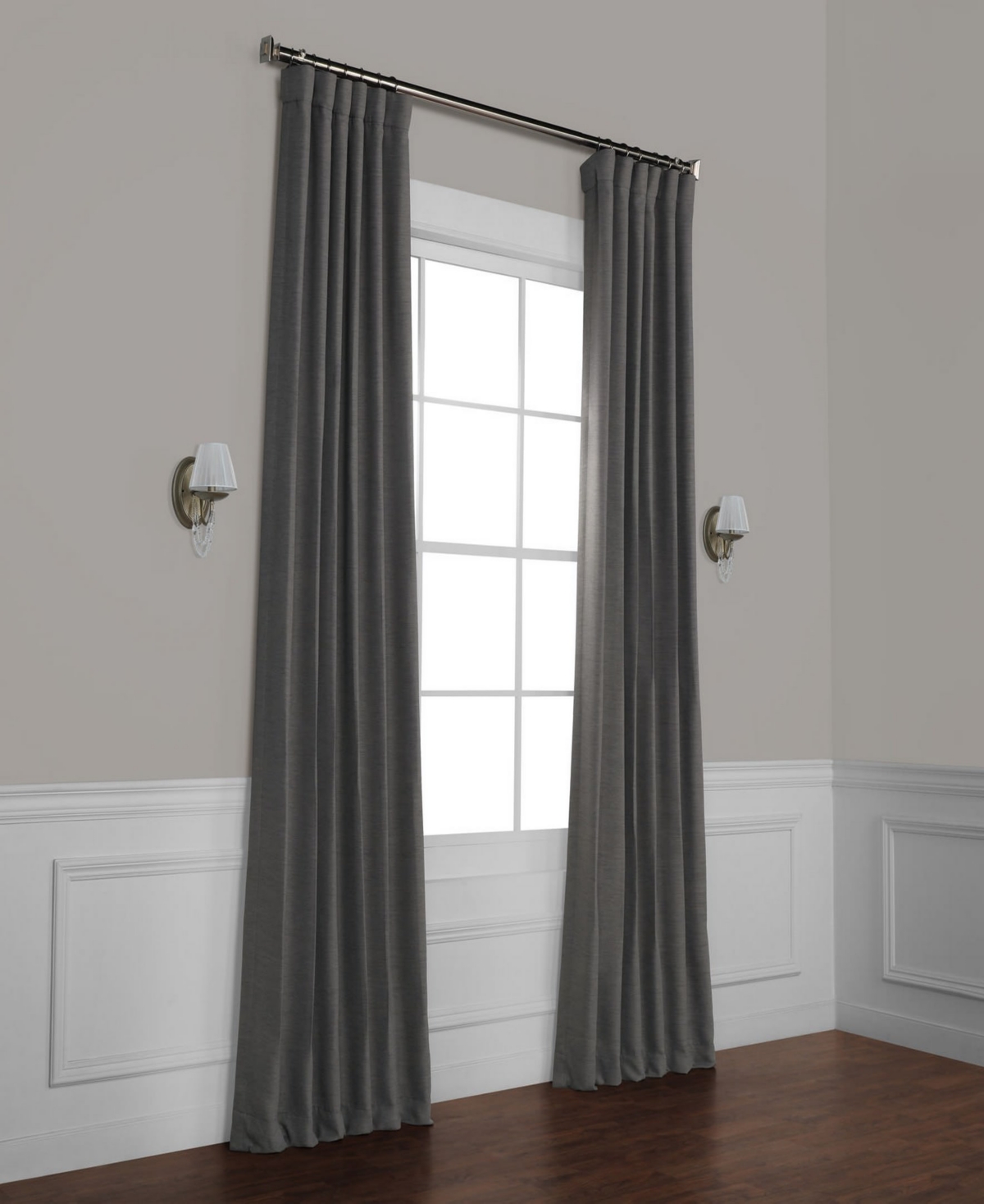Half Price Drapes Textured Bellino Room Darkening Curtain