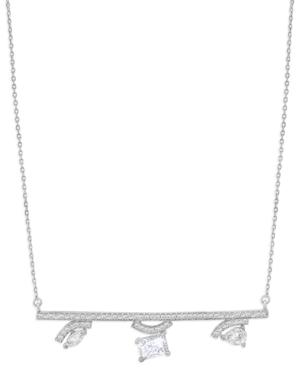 image of Zaxie Pave Bar Crystal Necklace