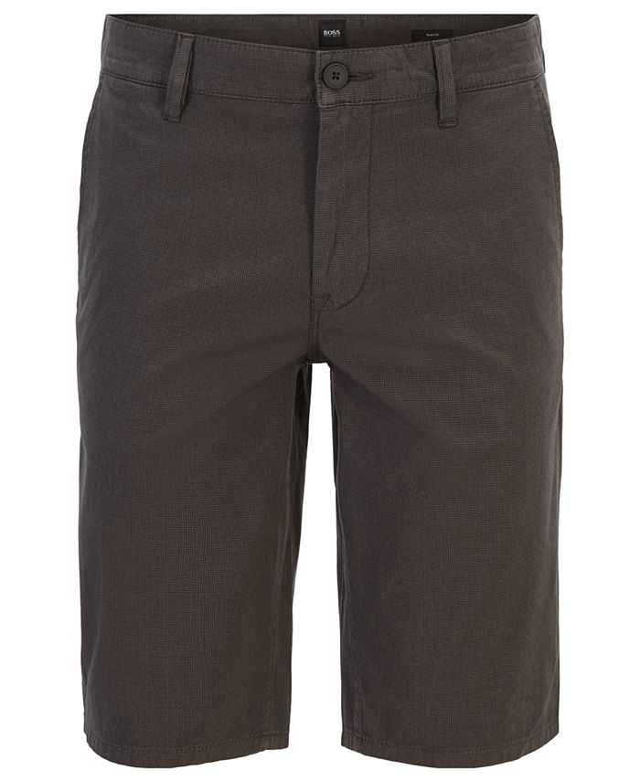 Hugo Boss BOSS Men's Slim-Fit Chino Shorts - Macy's