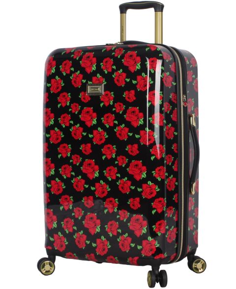Чемодан Betsey Johnson Check-in Spinner, цвет: Covered Roses